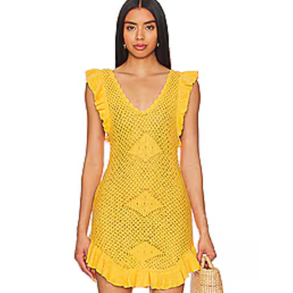 Free‎ People (FP) Beach Mykonos knit mini sweater dress XS NWT